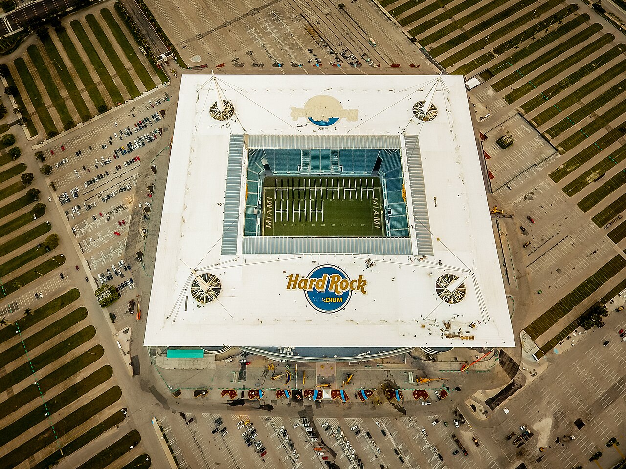 Hard Rock Stadium em Miami Gardens, Flórida – palco de Argentina x Cabo Verde
