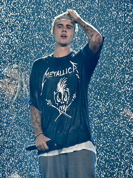 Justin Bieber on stage